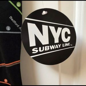 New York City Subway Line Tops - New York City Subway Line T-Shirt, NEW WITH TAGS New York City Subway Line Tops - New York City Subway Line T-Shirt, NEW WITH TAGS